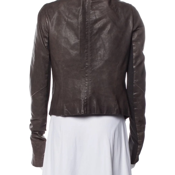 Rick Owens lambskin leather bike jacket size S - Picture 3 of 3